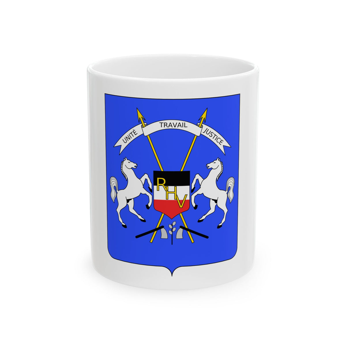 Coat of arms of Upper Volta - White Coffee Mug