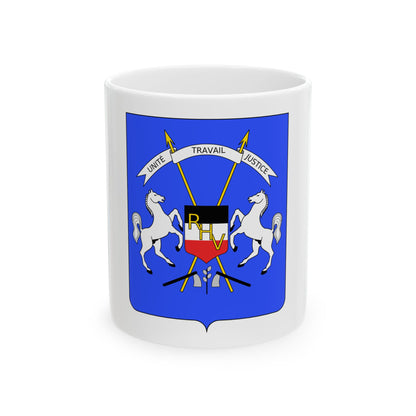 Coat of arms of Upper Volta - White Coffee Mug