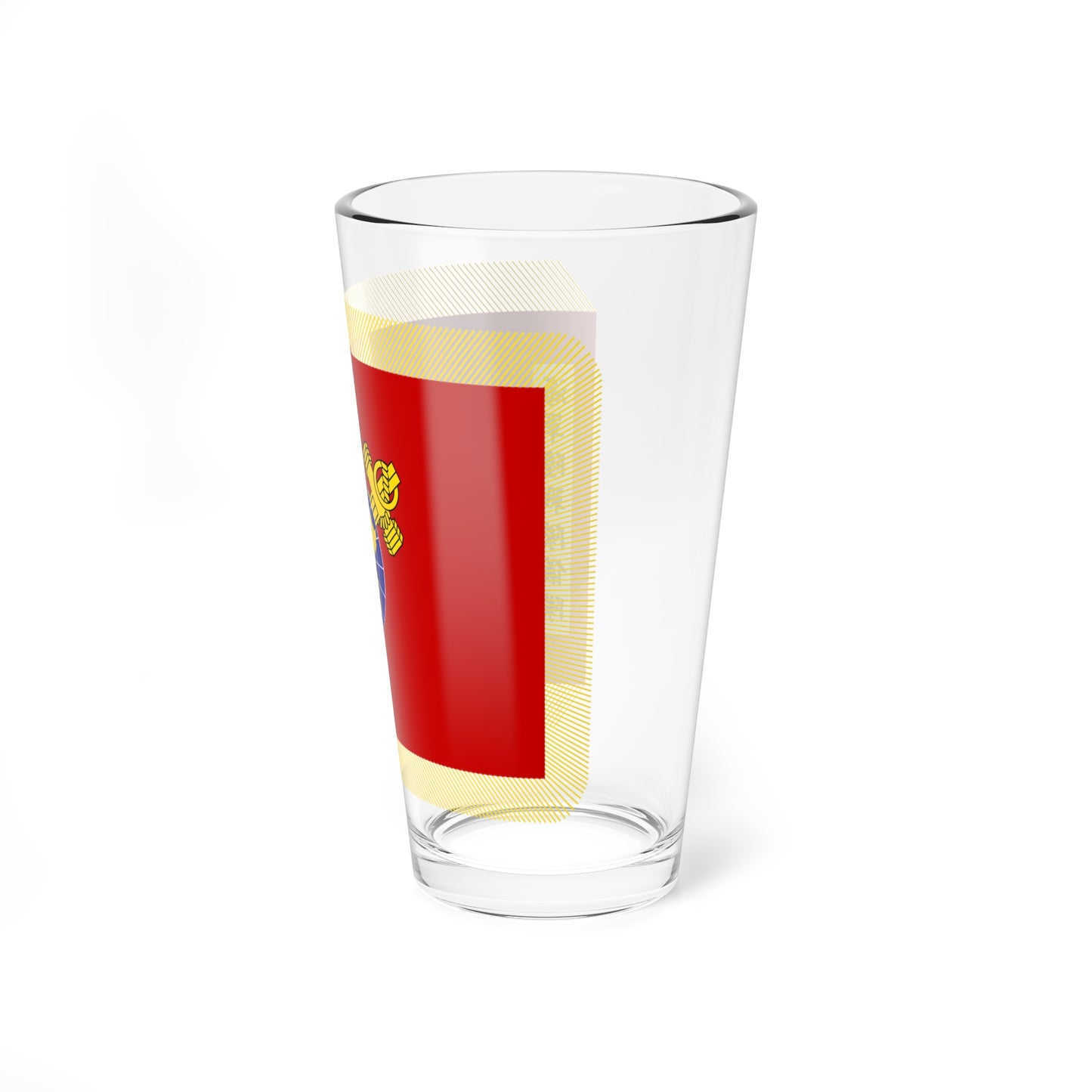 ROCMC Honor Guard Flag (China) Pint Glass 16oz
