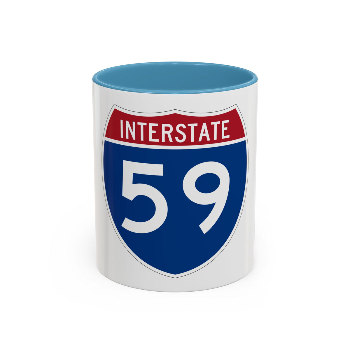 Interstate 59 (U.S. Highways) Accent Coffee Mug