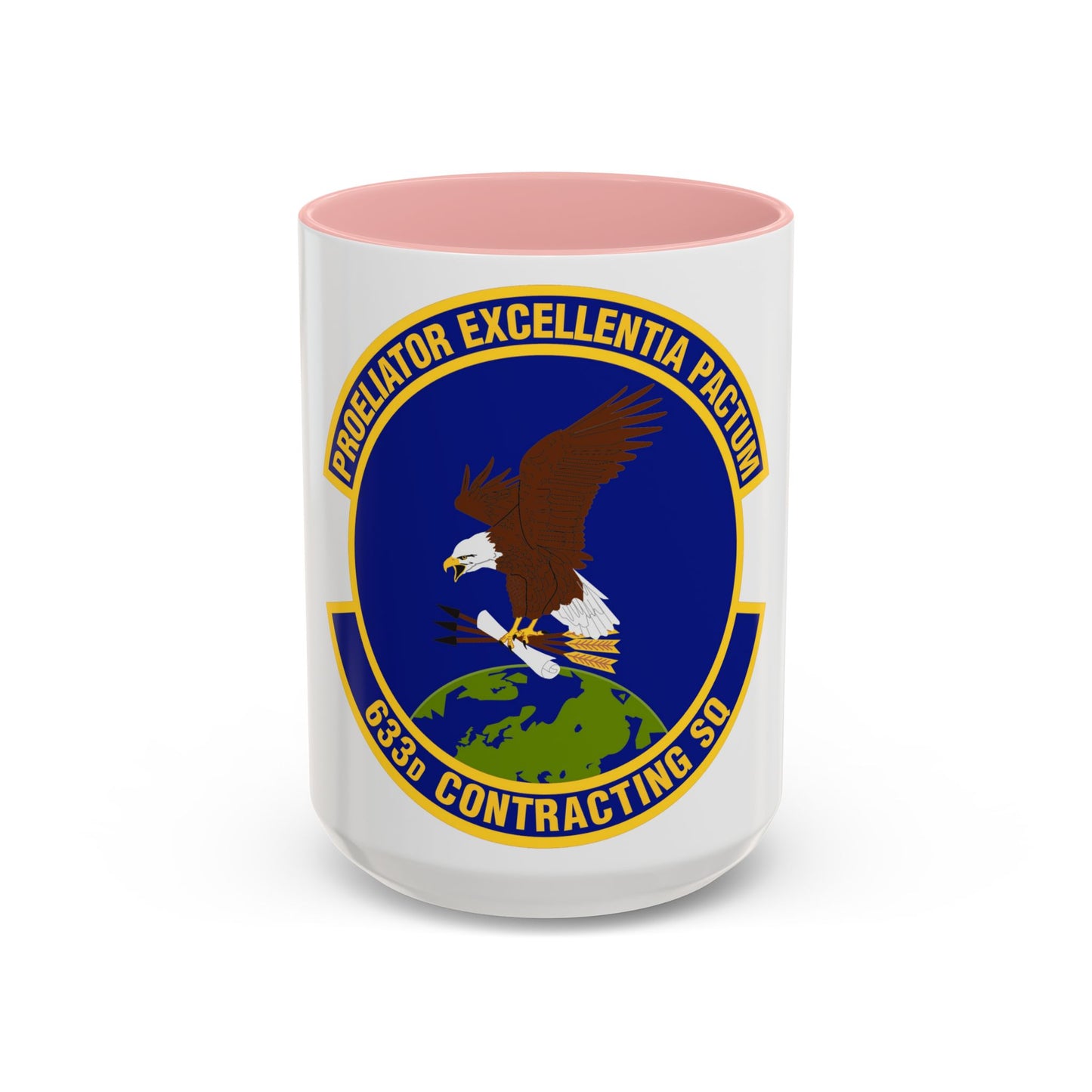 633d Contracting Squadron (U.S. Air Force) Accent Coffee Mug