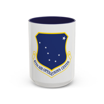 611th AOC (U.S. Air Force) Accent Coffee Mug