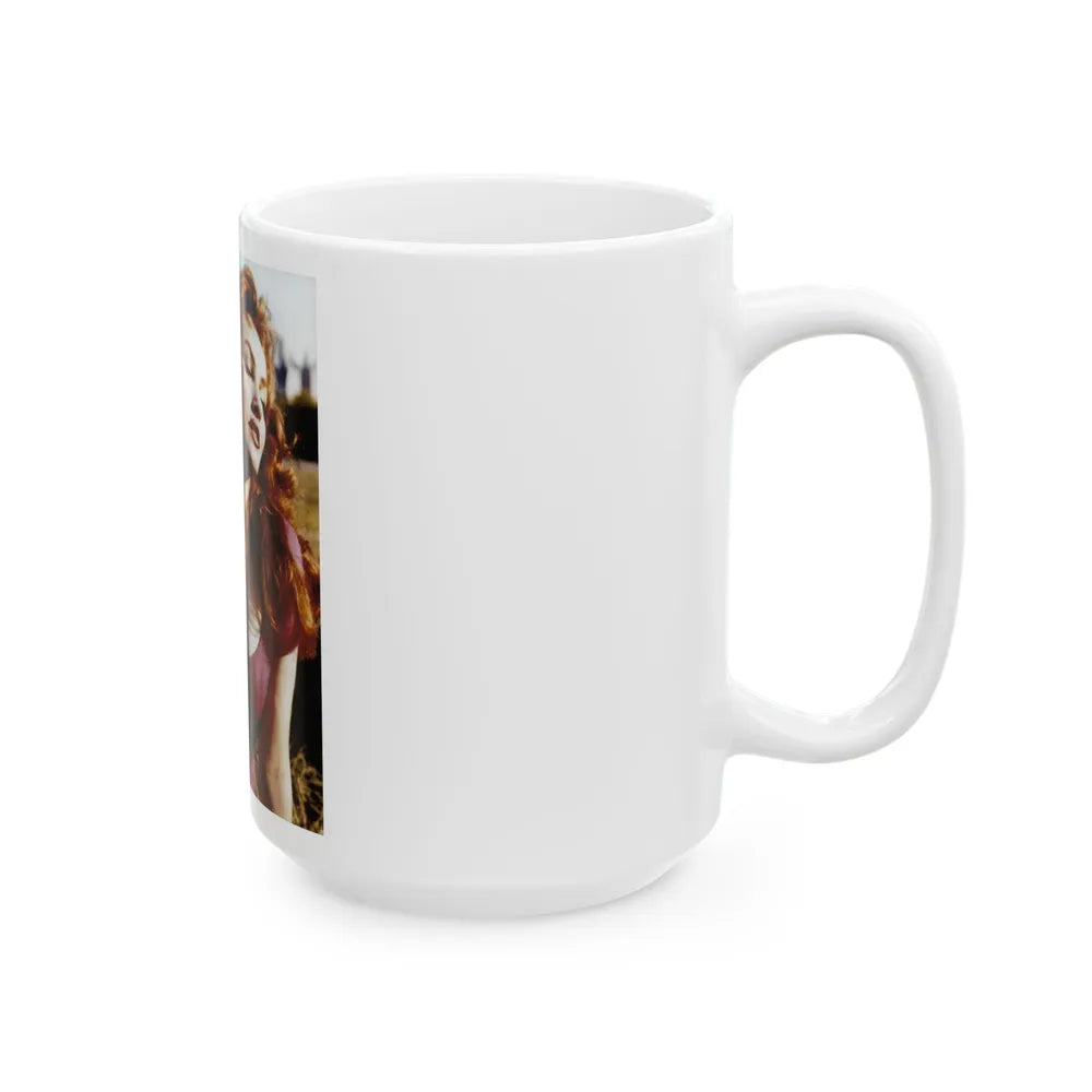 Julie Newmar #79 (Vintage Female Icon) White Coffee Mug-Go Mug Yourself