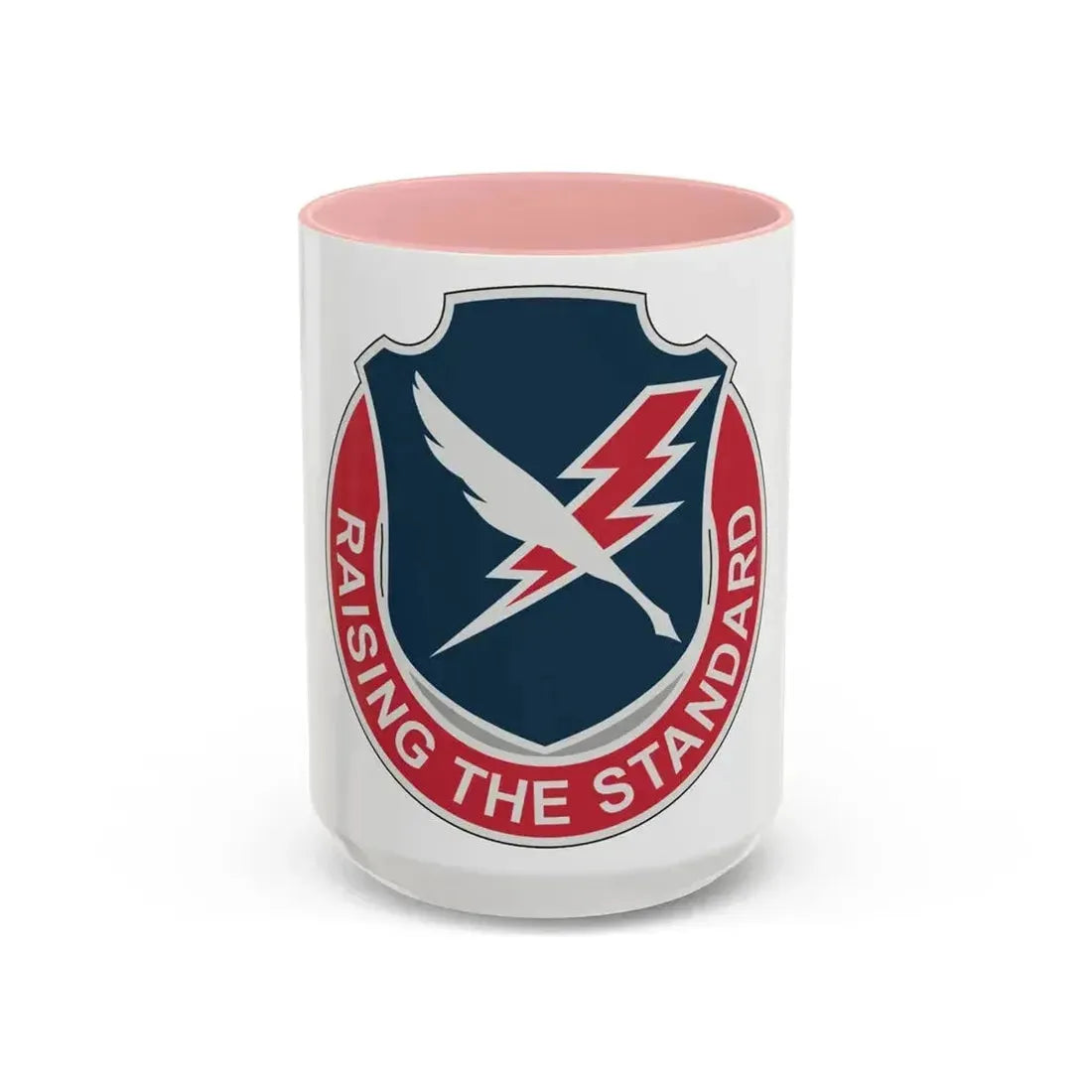 678 Personnel Services Battalion (U.S. Army) Accent Coffee Mug 15oz Pink - Go Mug Yourself