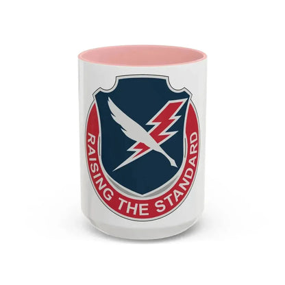 678 Personnel Services Battalion (U.S. Army) Accent Coffee Mug 15oz Pink - Go Mug Yourself