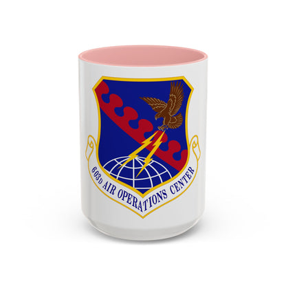 603 Air Operations Center USAFE (U.S. Air Force) Accent Coffee Mug