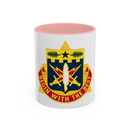 46th Adjutant General Battalion (U.S. Army) Accent Coffee Mug