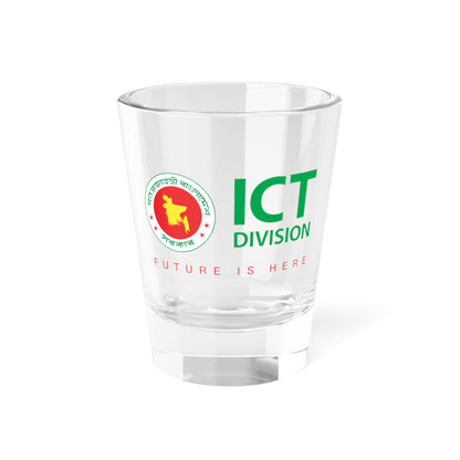 Information and Communication Technology Division (Bangladesh) (Coat of Arms) Shot Glass 1.5oz