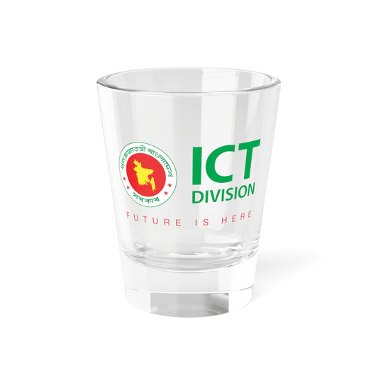 Information and Communication Technology Division (Bangladesh) (Coat of Arms) Shot Glass 1.5oz