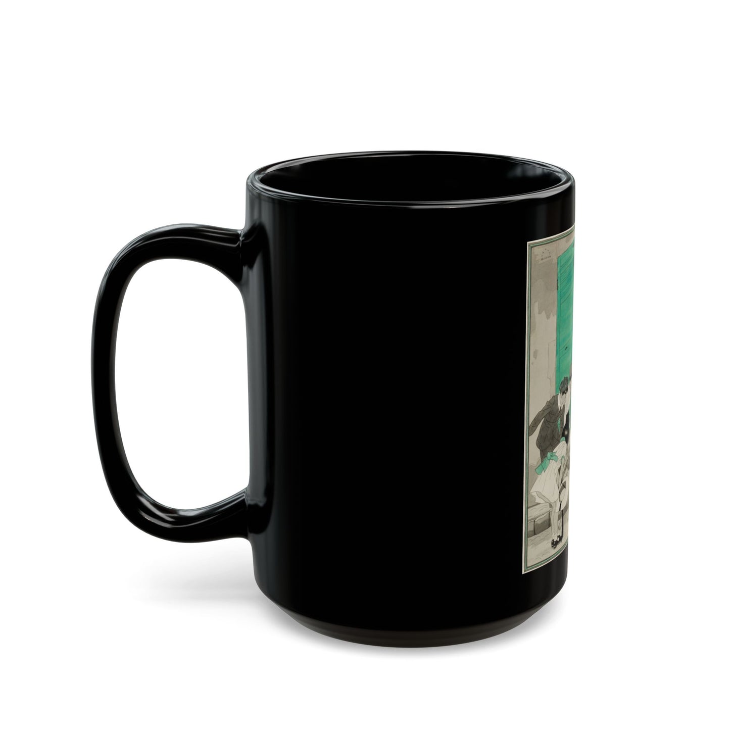 Consolation, Collier's magazine illustration - Black Coffee Mug-Go Mug Yourself