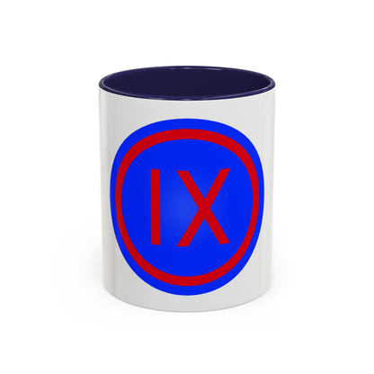 IX Corps (U.S. Army) Accent Coffee Mug
