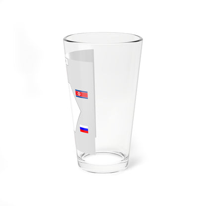 Table layout of Six-Party Talks (Japan) Pint Glass 16oz
