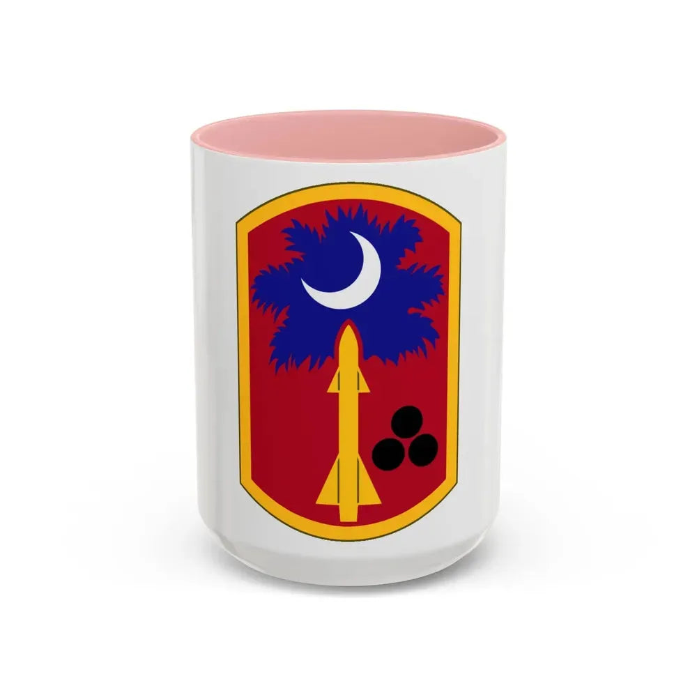 678th Air Defense Artillery Brigade (U.S. Army) Accent Coffee Mug 15oz Pink - Go Mug Yourself