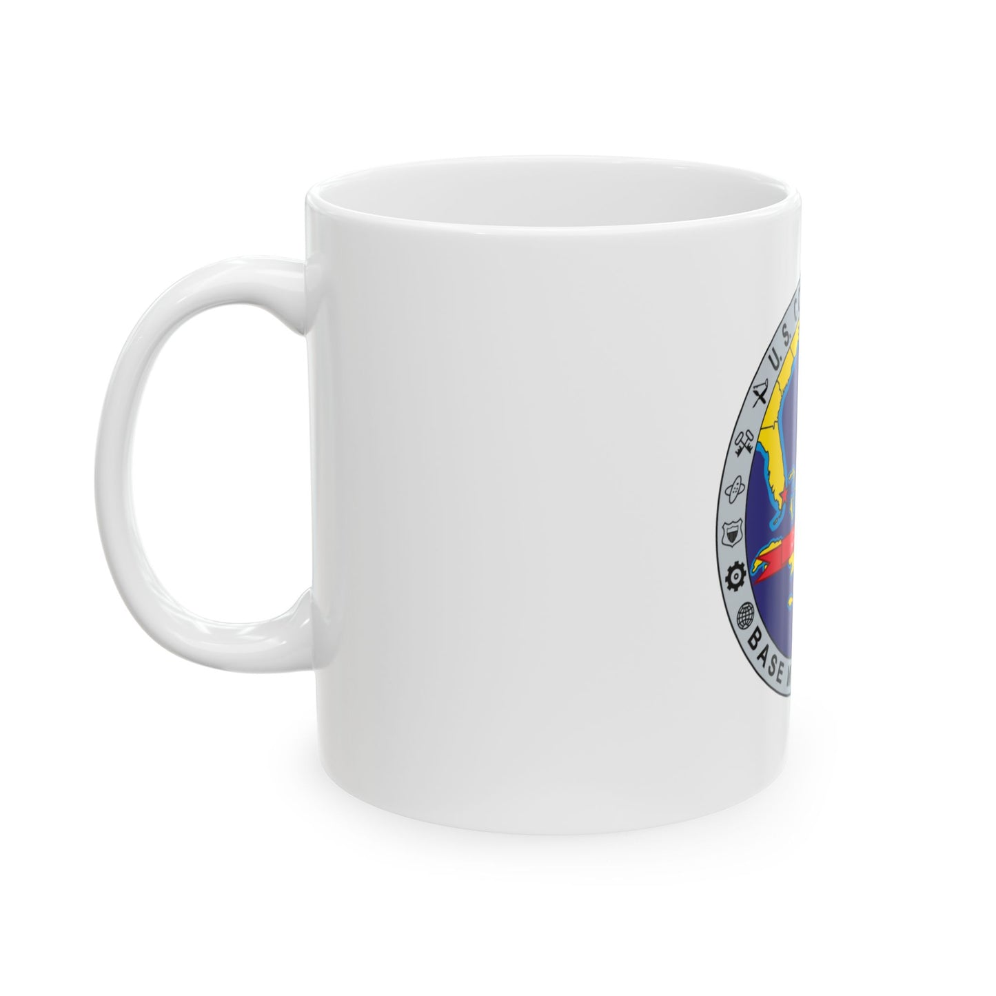 Base Miami Beach (U.S. Coast Guard) White Coffee Mug