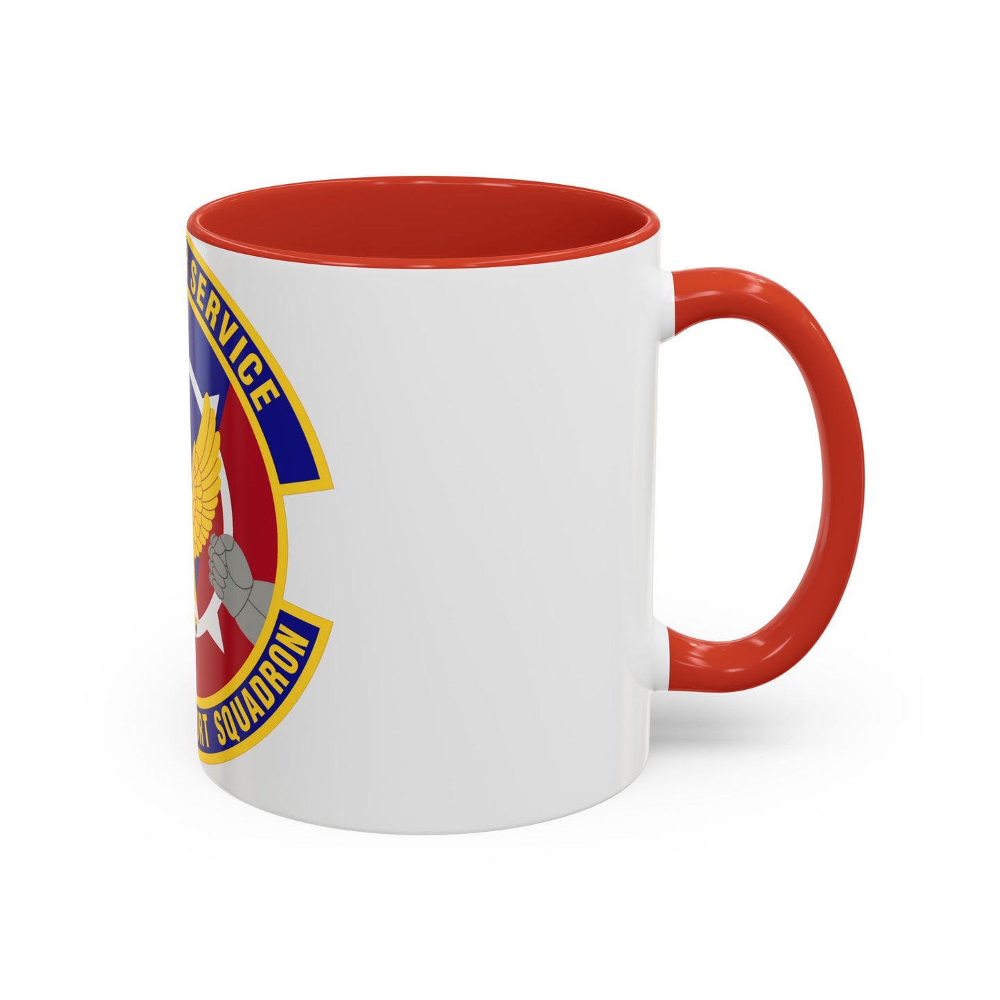 87 Force Support Squadron AMC (U.S. Air Force) Accent Coffee Mug