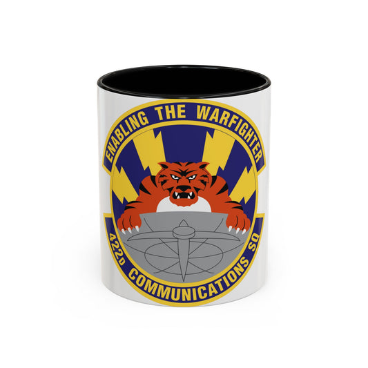 422d Communications Squadron (U.S. Air Force) Accent Coffee Mug