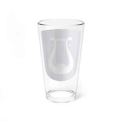 Livgardet Livgardets dragonmusikkår vapen (Sweden) (Coat of Arms) Pint Glass 16oz
