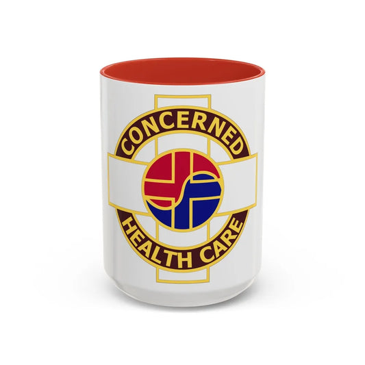 Medical Command Korea (U.S. Army) Accent Coffee Mug-15oz-Red-Go Mug Yourself