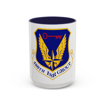 480 Intelligence Surveillance and Reconnaissance Group ACC (U.S. Air Force) Accent Coffee Mug