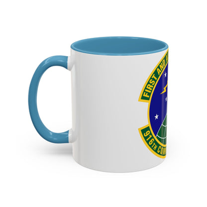 916th Communications Squadron (U.S. Air Force) Accent Coffee Mug