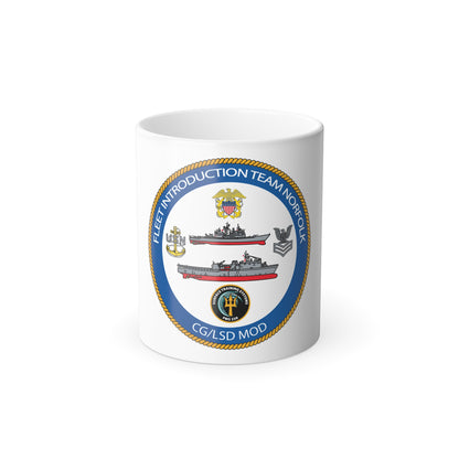 NAVSEA Fit Norfolk (U.S. Navy) Color Changing Mug 11oz