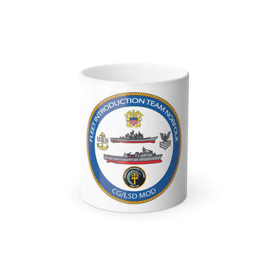 NAVSEA Fit Norfolk (U.S. Navy) Color Changing Mug 11oz