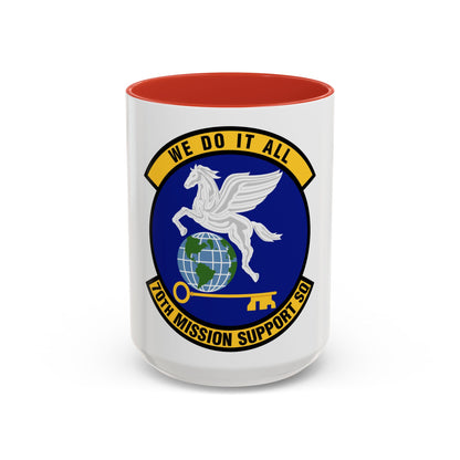 70th Mission Support Squadron (U.S. Air Force) Accent Coffee Mug