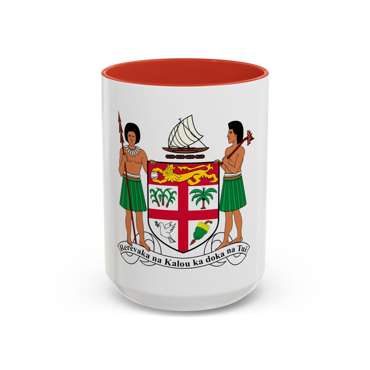 Coat of arms of Fiji - Accent Coffee Mug