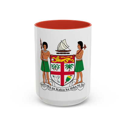 Coat of arms of Fiji - Accent Coffee Mug