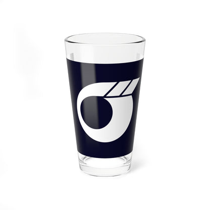 Flag of Gushikami Okinawa 1975-2006 (Japan) Pint Glass 16oz