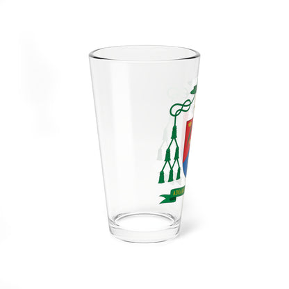 Escudo de Gilberto Gómez González (Spain) (Coat of Arms) Pint Glass 16oz