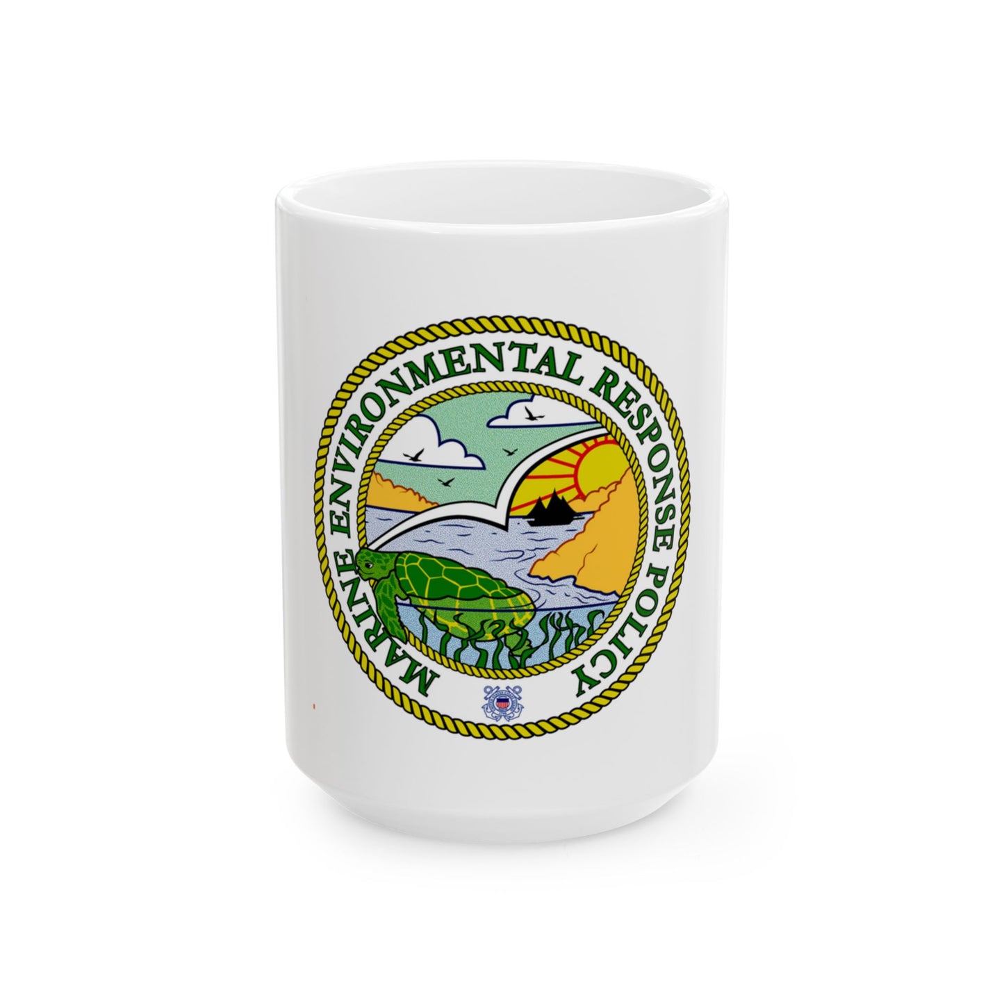 USCG Marine Environmental Resp Policy (U.S. Coast Guard) White Coffee Mug