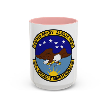 507th Aircraft Maintenance Squadron (U.S. Air Force) Accent Coffee Mug