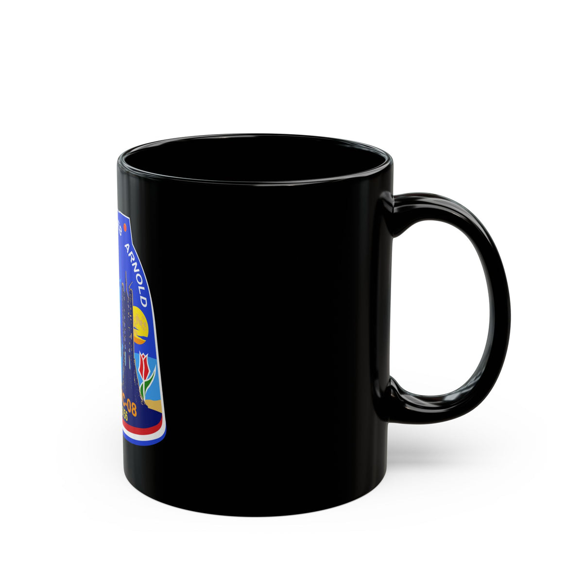 Soyuz MS-08 (Soyuz Programme) Black Coffee Mug