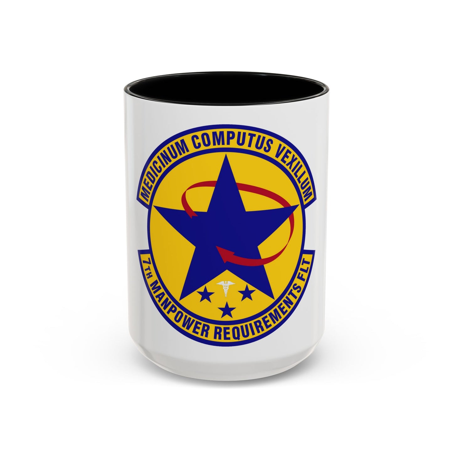 7 Manpower Requirements Flight AFMA (U.S. Air Force) Accent Coffee Mug