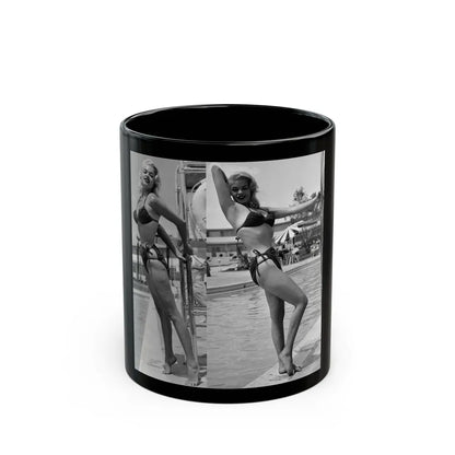 Jayne Mansfield #248 (Vintage Female Icon) Black Coffee Mug-11oz-Go Mug Yourself