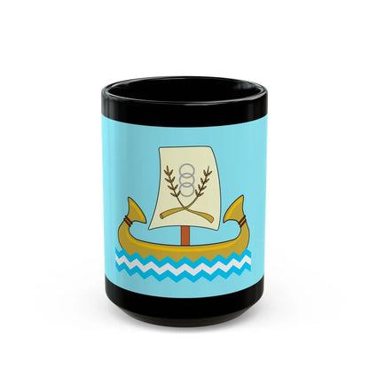 Flag of the Kafr el Sheikh Governorate Egypt - Black Coffee Mug-15oz-Go Mug Yourself