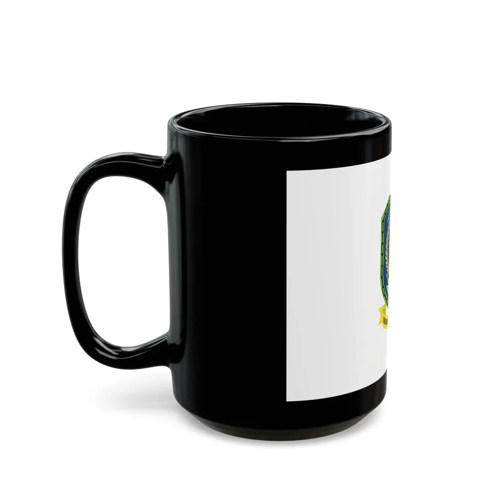 Flag of Riau Islands Indonesia - Black Coffee Mug-Go Mug Yourself