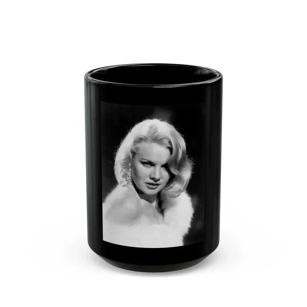 Carroll Baker #60 (Vintage Female Icon) Black Coffee Mug-15oz-Go Mug Yourself