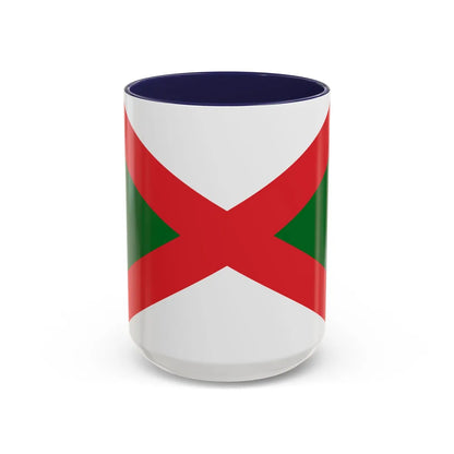 Flag of Bexhill UK - Accent Coffee Mug-15oz-Navy-Go Mug Yourself