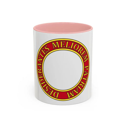 Order of Canada Circlet - Accent Coffee Mug-11oz-Pink-Go Mug Yourself