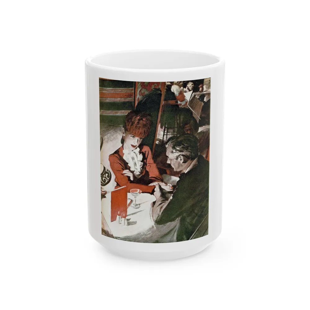 Don't Make Him Run, Redbook, January 1945 - White Coffee Mug-15oz-Go Mug Yourself