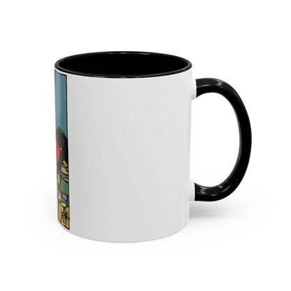 The 8 of Cups (Tarot Card) Accent Coffee Mug-Go Mug Yourself