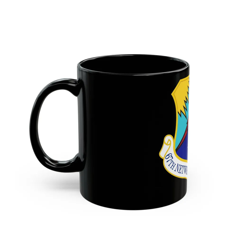 67th Network Warfare Group (U.S. Air Force) Black Coffee Mug-Go Mug Yourself