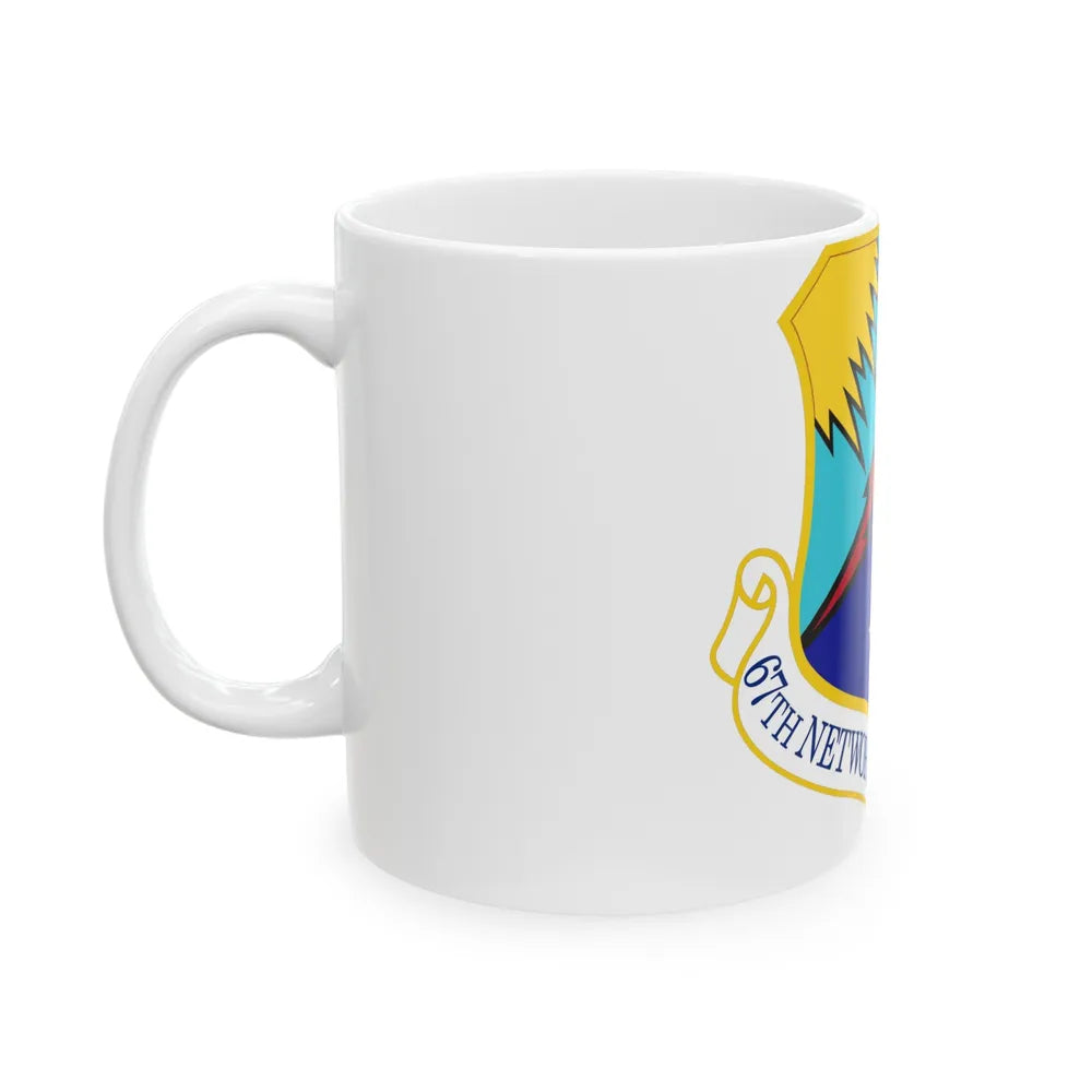 67th Network Warfare Group (U.S. Air Force) White Coffee Mug-Go Mug Yourself