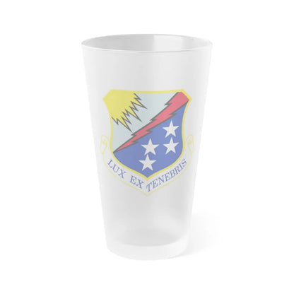 67th Network Warfare Wing (U.S. Air Force) Frosted Pint Glass 16oz-16oz-Frosted-Go Mug Yourself