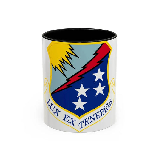 67th Network Warfare Wing (U.S. Air Force) Accent Coffee Mug 11oz Black - Go Mug Yourself