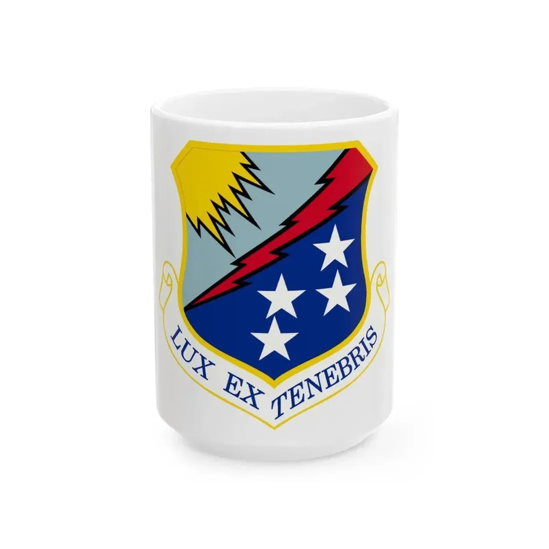 67th Network Warfare Wing (U.S. Air Force) White Coffee Mug 15oz - Go Mug Yourself