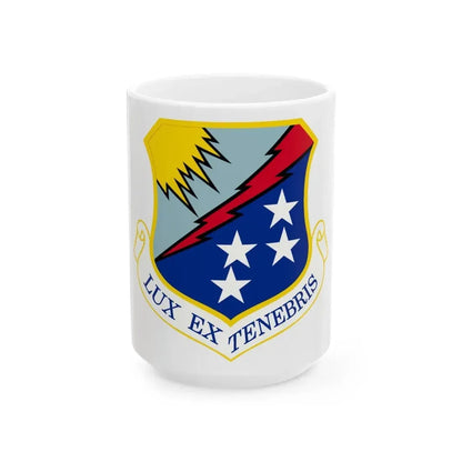 67th Network Warfare Wing (U.S. Air Force) White Coffee Mug 15oz - Go Mug Yourself