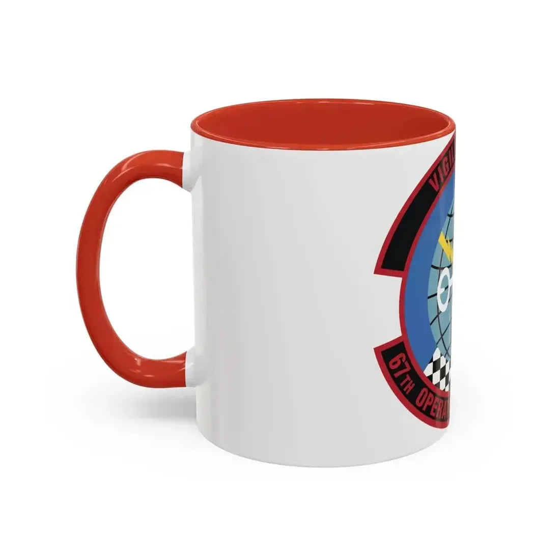 67th Operations Support Squadron (U.S. Air Force) Accent Coffee Mug - Go Mug Yourself